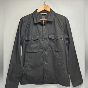 Vuori Men's Ripstop Rise Shine V527 Shirt Jacket Shacket Black Medium